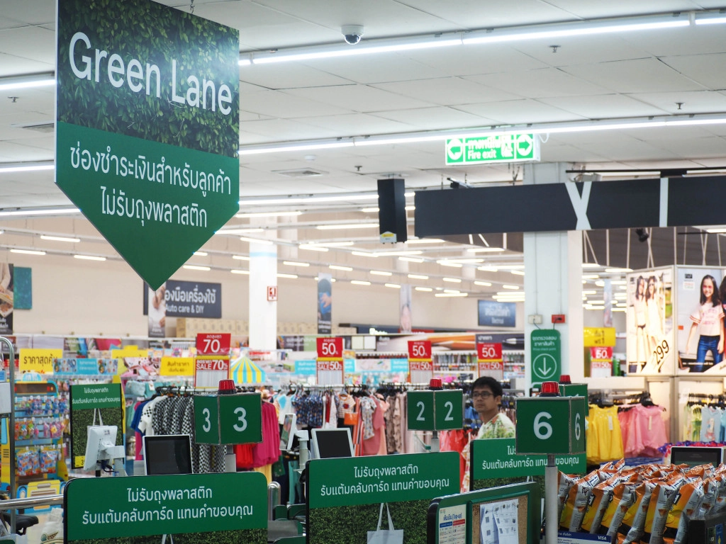 เทสโก้ โลตัส เปิดช่อง "กรีนเลน" ปลอดถุงพลาสติก สาขาใหญ่ 200 แห่ง