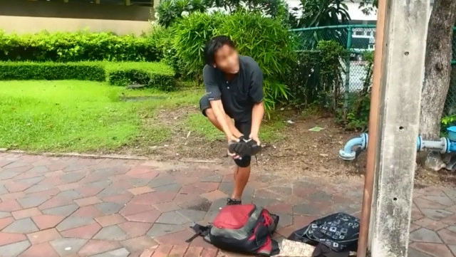 โพสต์เตือนภัย นักวิ่ง!! เจอขโมยรองเท้า ขณะถอดเพื่อล้างตัว