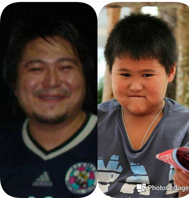 เหมือนกันไหม? " วัน อยู่บำรุง " แชร์รูปความเหมือน พ่อ-ลูก