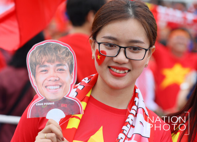 บรรยากาศก่อนการแข่งขันฟุตบอลโลก รอบคัดเลือก 'ช้างศึก' พบ 'เวียดนาม'