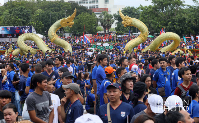 บรรยากาศก่อนการแข่งขันฟุตบอลโลก รอบคัดเลือก 'ช้างศึก' พบ 'เวียดนาม'
