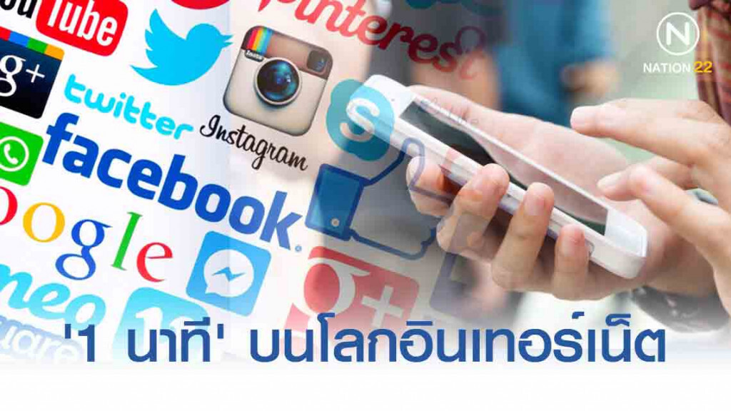 '1 นาที' บนโลกอินเทอร์เน็ต