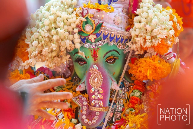 "เทศกาลคเณศจตุรถี" ของพี่น้องชาวอินเดีย ใน จ.นราธิวาส