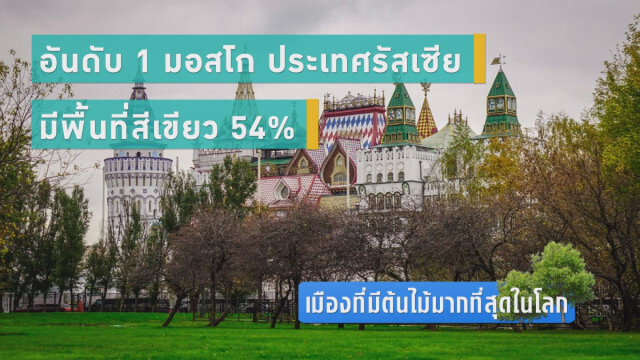 เมืองที่มี..ต้นไม้มากที่สุดในโลก