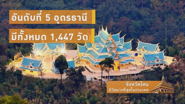 จังหวัดไหน...มีวัดมากที่สุดในประเทศ