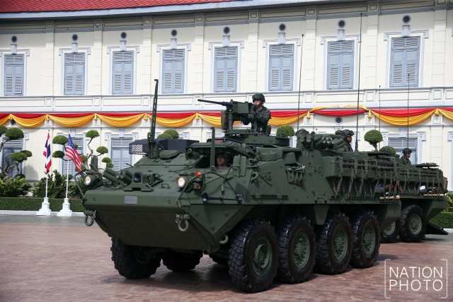 สหรัฐฯ ส่งมอบยานเกราะสไตรเกอร์ ให้ ทบ.ไทย