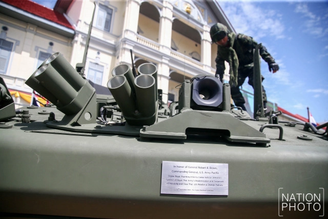 สหรัฐฯ ส่งมอบยานเกราะสไตรเกอร์ ให้ ทบ.ไทย