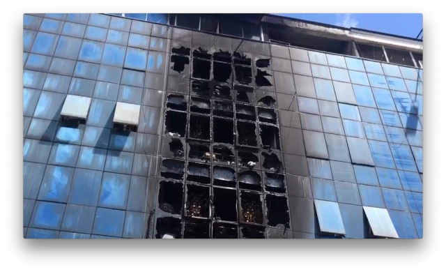 เจ้าหน้าที่พิสูจน์หลักฐาน ตรวจอาคาร "โบ๊เบ๊ทาวเวอร์" หาต้นตอเหตุไฟไหม้