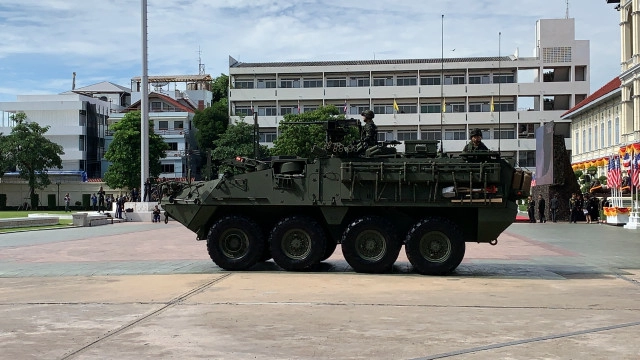 สหรัฐฯ ส่งมอบยานเกราะสไตรเกอร์ ให้ ทบ.ไทย