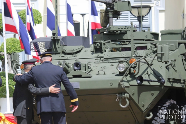 สหรัฐฯ ส่งมอบยานเกราะสไตรเกอร์ ให้ ทบ.ไทย