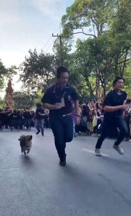 "พี่เตี้ย" วิ่งแย่งซีน "รับน้องขึ้นดอย"