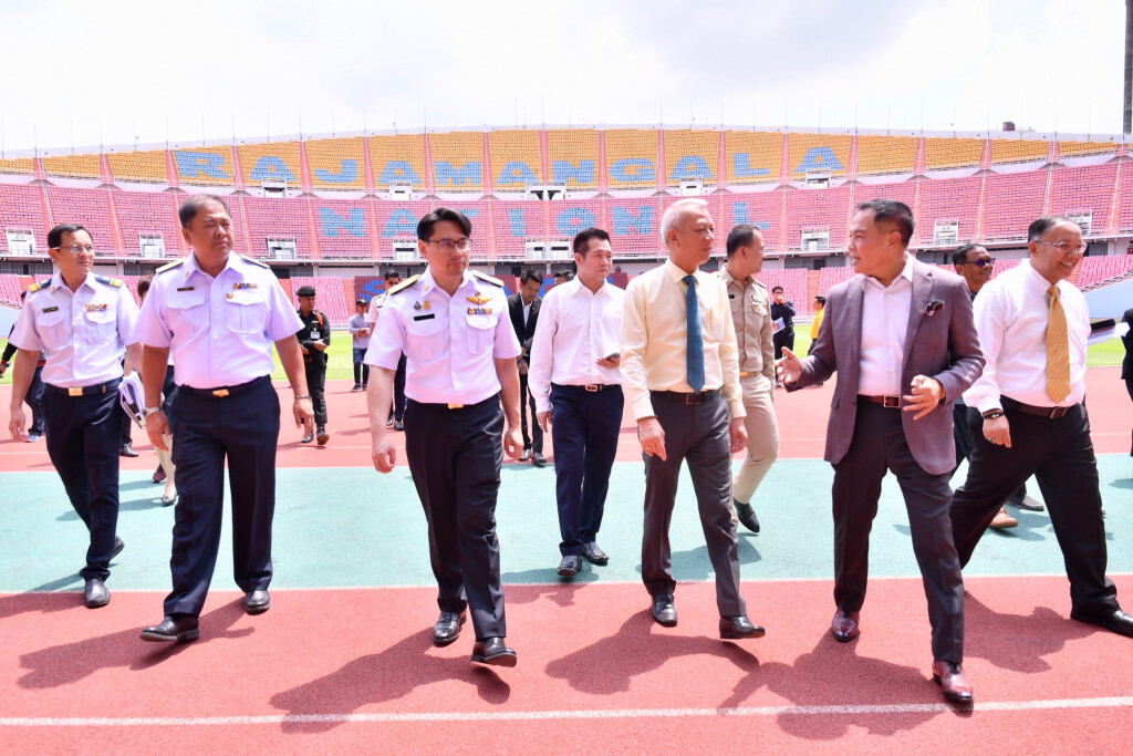 รมว.ท่องเที่ยวและกีฬา-กกท.-สมาคมฯ ตรวจสนามราชมังฯ เตรียมพร้อมเป็นเจ้าภาพศึกชิงแชมป์เอเชีย U23