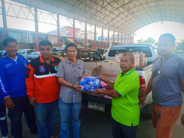มูลนิธิสว่างบึงสามพันธรรมสถาน ขอรับบริจาคช่วยน้ำท่วม