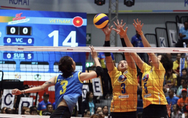 " ตบสาวไทย"ขยี้"เวียดนาม" 3-0 เซต