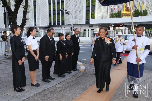 กรมสมเด็จพระเทพฯ เสด็จแทนพระองค์ พระราชทานน้ำหลวงอาบศพ พลอากาศเอก กำธน