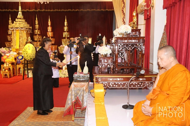 กรมสมเด็จพระเทพฯ เสด็จแทนพระองค์ พระราชทานน้ำหลวงอาบศพ พลอากาศเอก กำธน