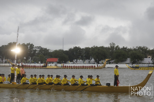 เปิดภาพชุด "การซ้อมย่อยขบวนพยุหยาตราทางชลมารค ครั้งที่ 6"
