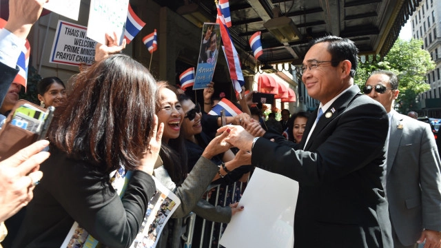 กำลังใจพรึ่บ! "นายกฯ" พบปะชุมชนไทยในสหรัฐฯ ต้อนรับอบอุ่น