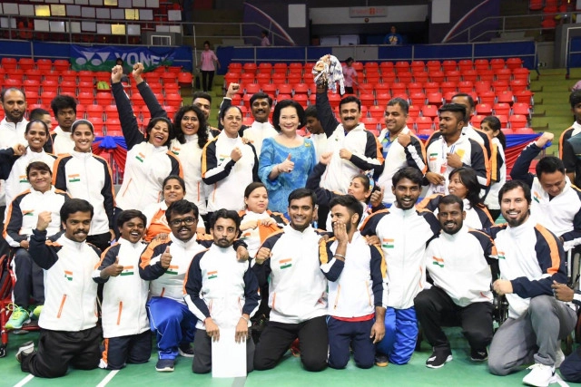 ประมวลภาพพิธีปิดการแข่งขันแบดมินตันคนพิการนานาชาติ