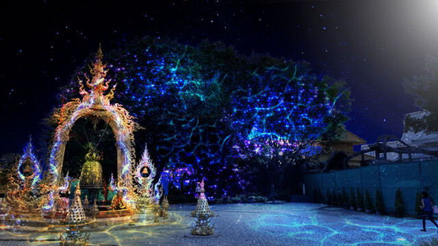 วัดร่องขุ่น LIGHT FEST ปลุกมิติมหัศจรรย์ ยามค่ำคืนเป็นครั้งแรก