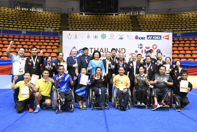 ประมวลภาพพิธีปิดการแข่งขันแบดมินตันคนพิการนานาชาติ
