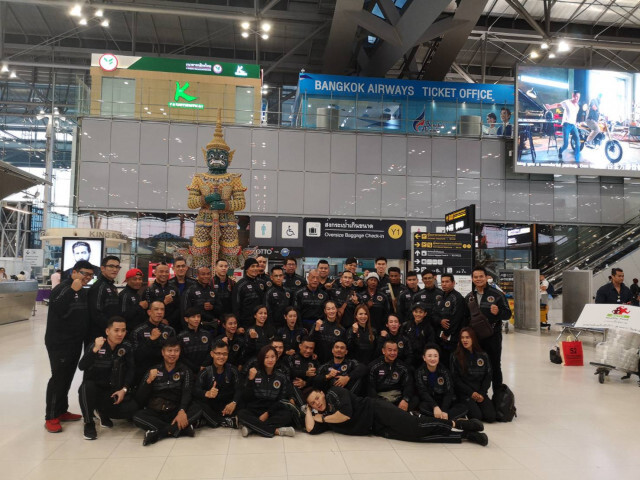 เบ่งกล้ามไทยเดินทางถึงอินโดฯลุยศึกชิงแชมป์เอเชีย
