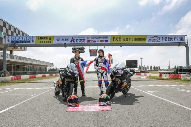 ปุ๊ก จารุวรรณ – ฟ้า ณัฐกมล จบรั้งท้ายบิดFIM ASIA CUPไต้หวัน