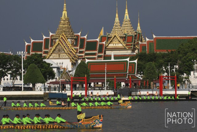เปิดภาพชุด "การซ้อมย่อยขบวนพยุหยาตราทางชลมารค ครั้งที่ 8"