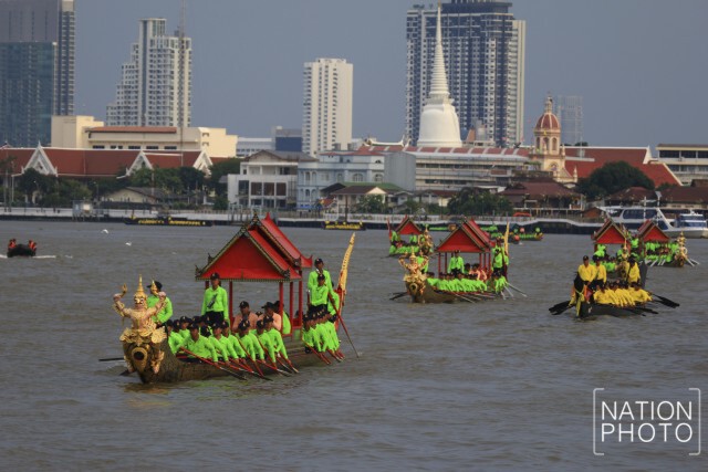 เปิดภาพชุด "การซ้อมย่อยขบวนพยุหยาตราทางชลมารค ครั้งที่ 8"