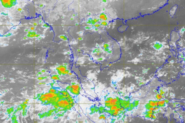 ประเทศไทยยังมีฝนฟ้าคะนองบางแห่ง