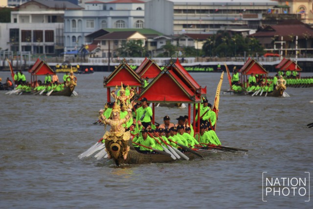 เปิดภาพชุด "การซ้อมย่อยขบวนพยุหยาตราทางชลมารค ครั้งที่ 8"