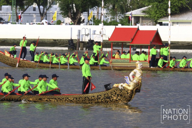 เปิดภาพชุด "การซ้อมย่อยขบวนพยุหยาตราทางชลมารค ครั้งที่ 8"