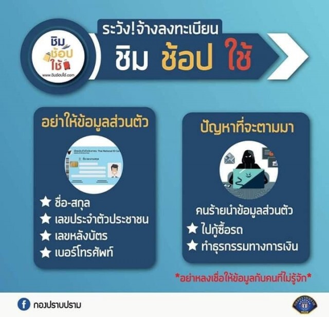 โฆษกรัฐฯ เตือน!! "ชิม ช้อป ใช้" อย่าหลงเชื่อให้ข้อมูลส่วนตัวกับใคร