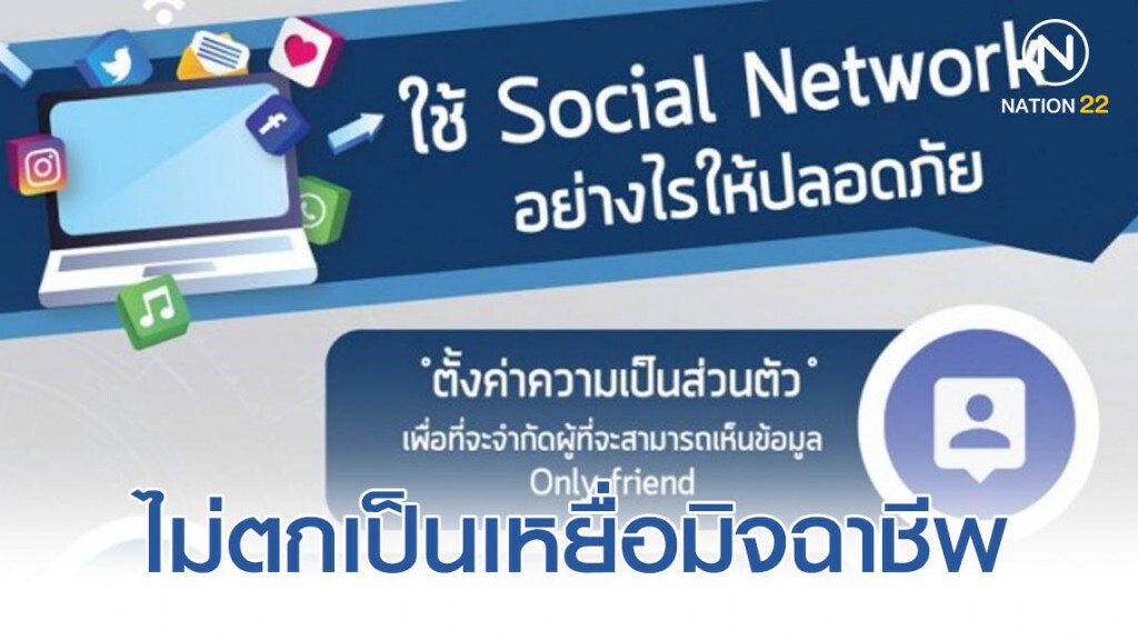 กองปราบฯ แนะ 6 วิธีใช้โซเชียลปลอดภัย จะได้ไม่ตกเป็นเหยื่อมิจฉาชีพ