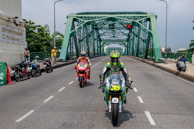 3นักบิด "โมโตจีพี" ถ่ายโฆษณาโปรโมทท่องเที่ยวไทย