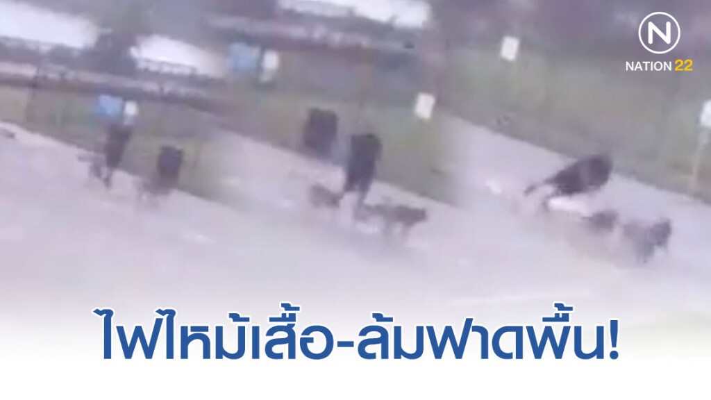 เคราะห์ร้าย! หนุ่มในสหรัฐโดนฟ้าผ่าตรงๆล้มฟาดกับพื้น สุนัขหนีกระเจิง(มีคลิป)