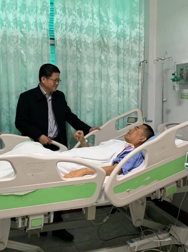 "เลขาฯ ศาลยุติธรรม" รุดเยี่ยม ผู้พิพากษายะลารักษาอาการหลังออก ICU