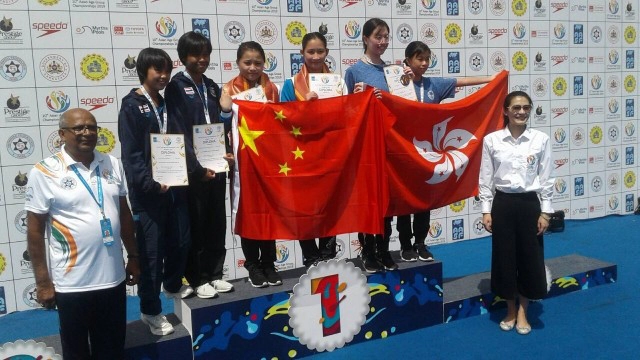 กระโดดน้ำ-ระบำใต้น้ำ คว้า 11 เหรียญ "ASIAN AGE GROUP 2019 "