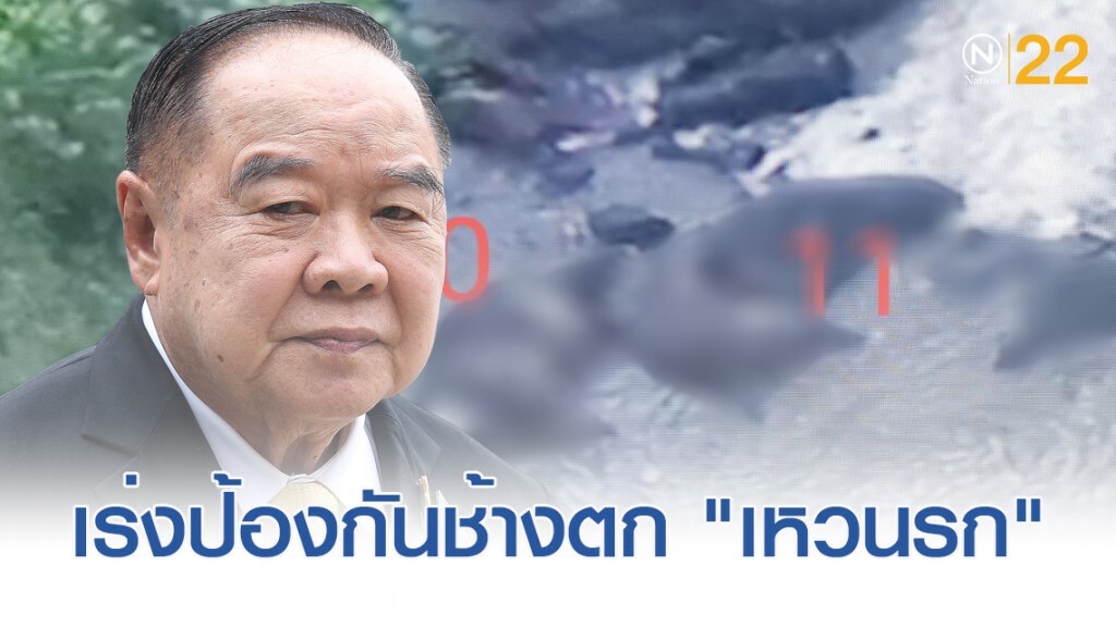 "บิ๊กป้อม" เร่งหาทางป้องกันช้างตก "เหวนรก" รับเสียใจไม่อยากสูญเสีย