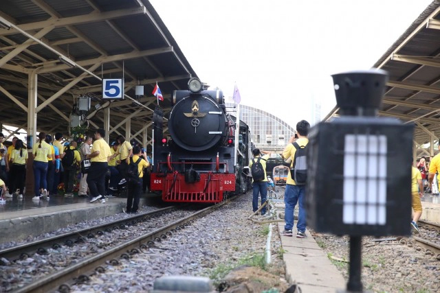 การรถไฟฯ จัดเดินขบวนพิเศษเส้นทางประวัติศาสตร์ กรุงเทพ – อยุธยา