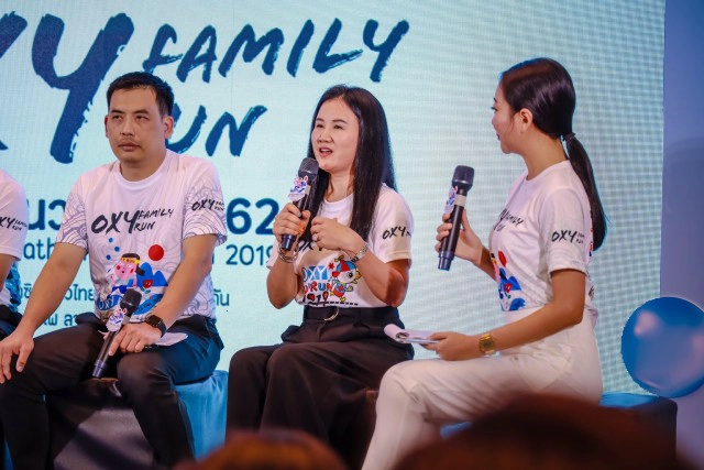 "โบว์ เมลดา" ชวนวิ่งเติม ออกซิเจน  "Oxy Family Run 2019"