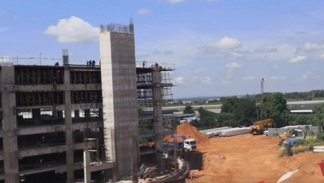 เร่งก่อสร้างอาคารใหม่สนามบินขอนแก่น หลังสะดุดแก้แบบฐานราก
