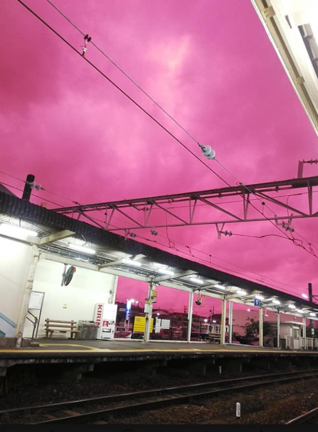 เปิดภาพท้องฟ้าวิปริตแปรปรวนเหนือประเทศญี่ปุ่น