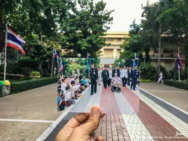 'ชาวโซเชียลน้อมรำลึก' ร่วมแชร์ภาพ..ที่ที่พ่อไป
