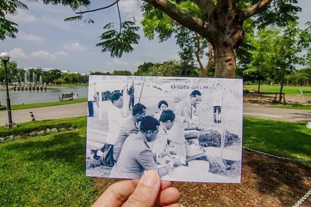 'ชาวโซเชียลน้อมรำลึก' ร่วมแชร์ภาพ..ที่ที่พ่อไป