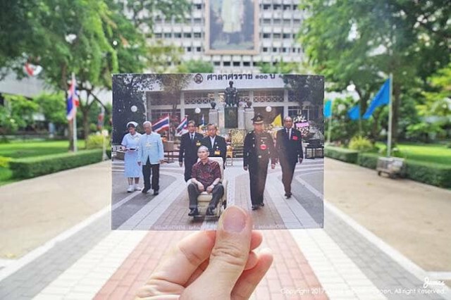 'ชาวโซเชียลน้อมรำลึก' ร่วมแชร์ภาพ..ที่ที่พ่อไป