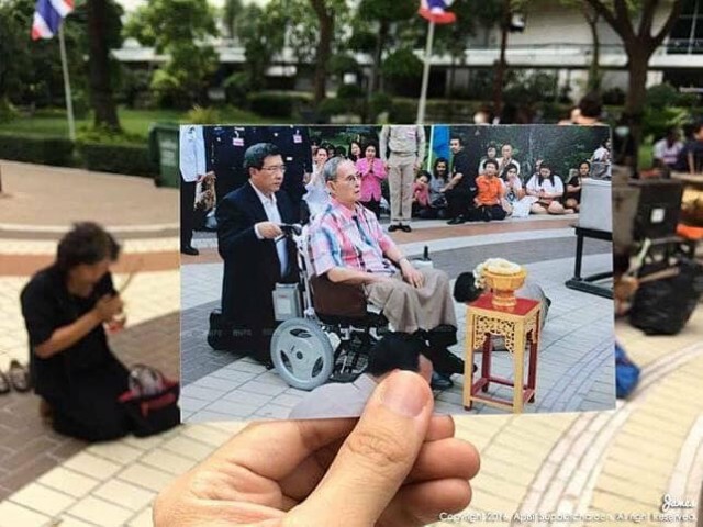 'ชาวโซเชียลน้อมรำลึก' ร่วมแชร์ภาพ..ที่ที่พ่อไป