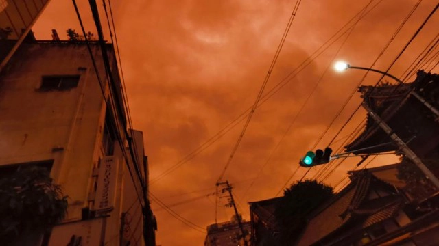 รวบรวมภาพท้องฟ้าหลังเกิดพายุ "ฮากิบิส"