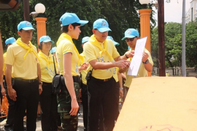 เจ้าคุณพระสินีนาฏฯ ตรวจเยี่ยมกิจกรรมจิตอาสา