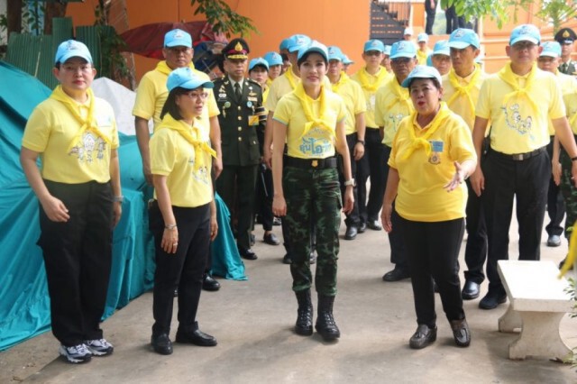 เจ้าคุณพระสินีนาฏฯ ตรวจเยี่ยมกิจกรรมจิตอาสา